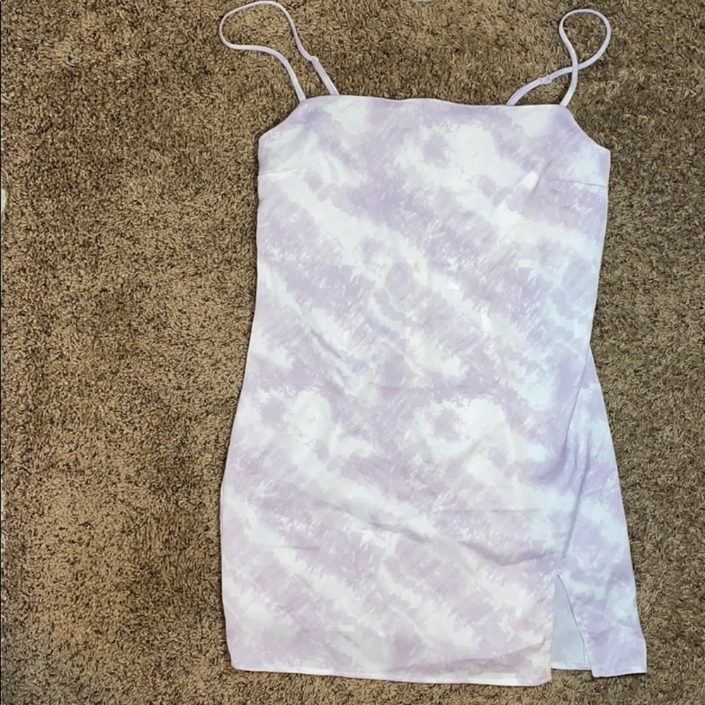 Ashley Dress in Orchid Petal Tie-Dye